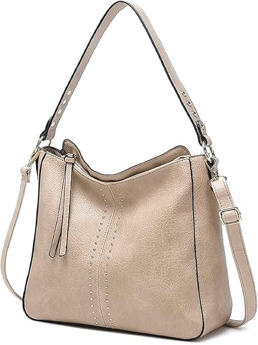 Cream color vegan pu women bag