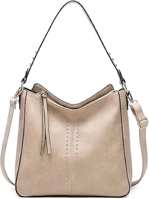 Cream color vegan pu women bag