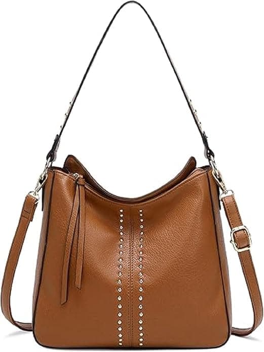 Tan color vegan pu women bag