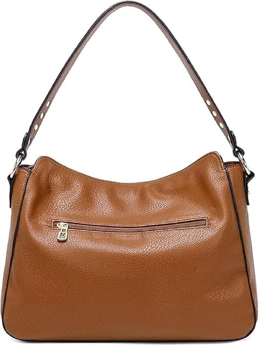 Tan color vegan pu women bag
