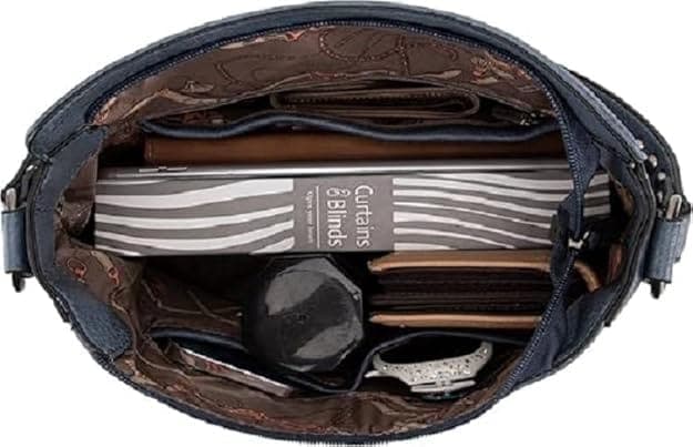 Denim color vegan pu women bag