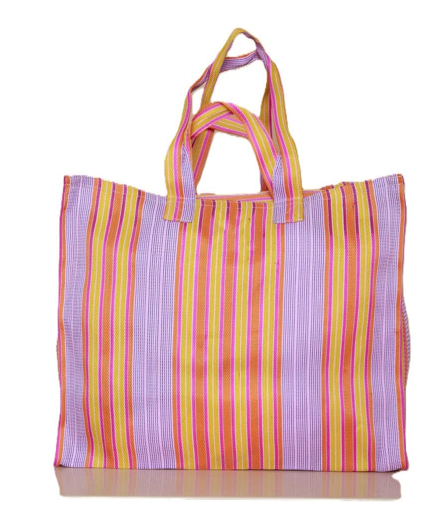 Violet orange Nylon Grocery Shopping Bags 