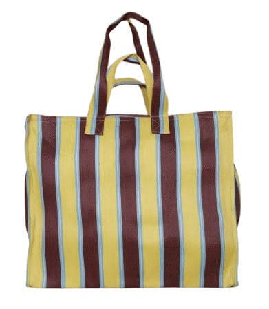 Lemon Brown nylon grocery shopping bags