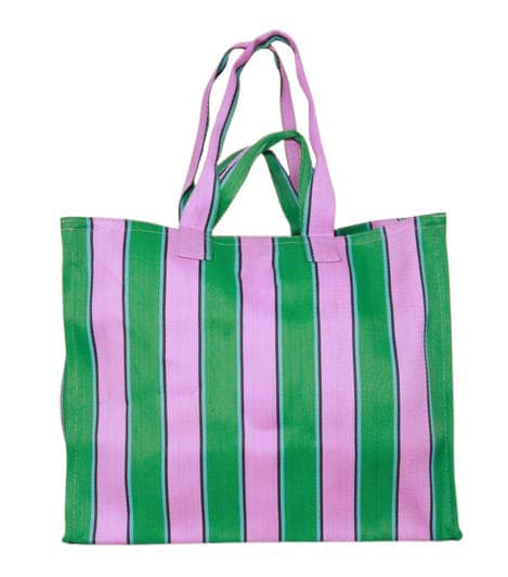 Green Lilac nylon grocery shopping bags