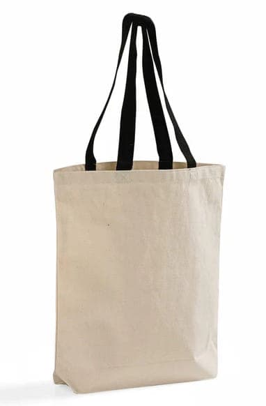 Color Handle cotton grocery shopping bag