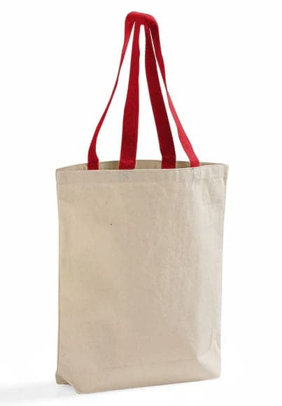 Color Handle cotton grocery shopping bag