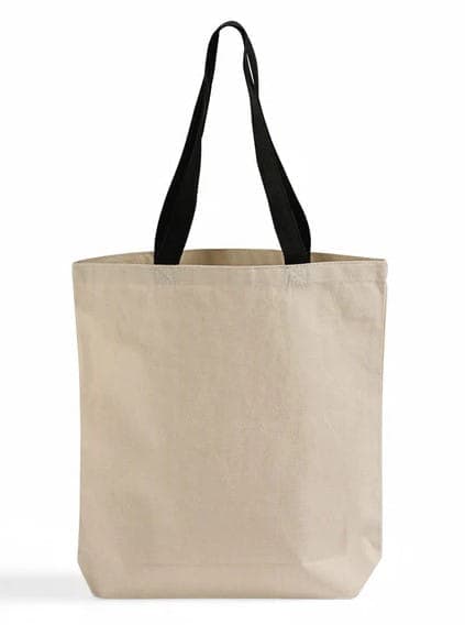 Color Handle cotton grocery shopping bag