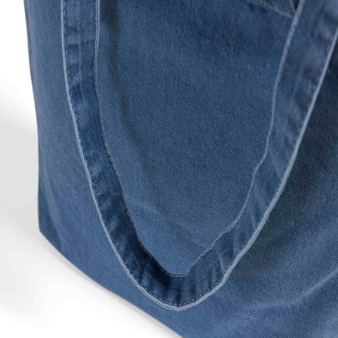 Denim cotton grocery shopping bag