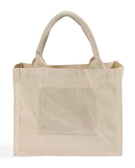 Rolled sewing handle canvas bag