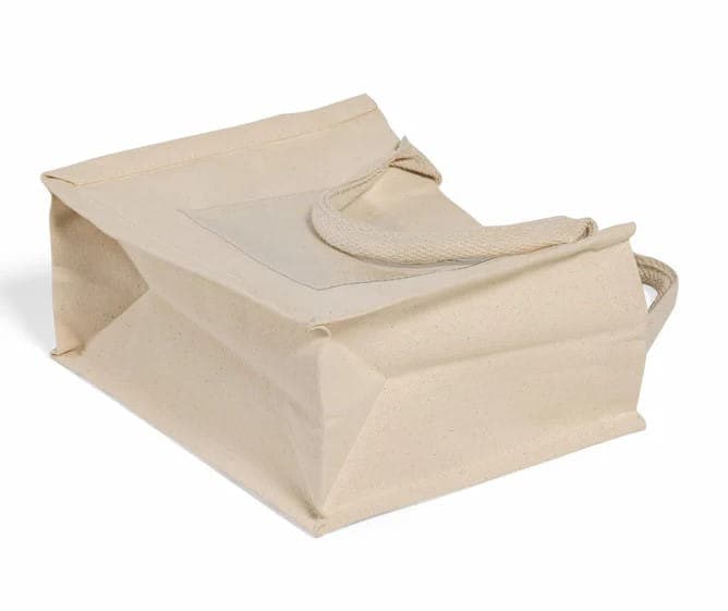 Rolled sewing handle canvas bag