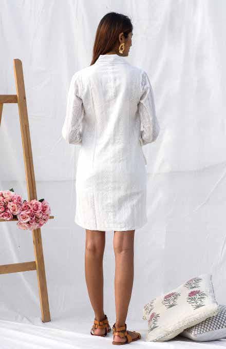 CONCEPTS BUTTON BLAZER DRESS