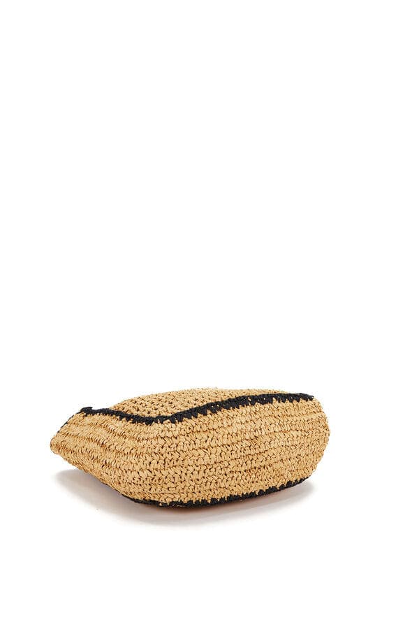 Raffia beach bag