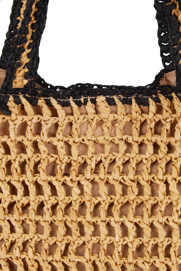 Raffia beach bag