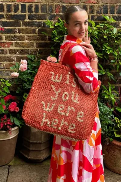 Wish You Were Here - Peach and natural
