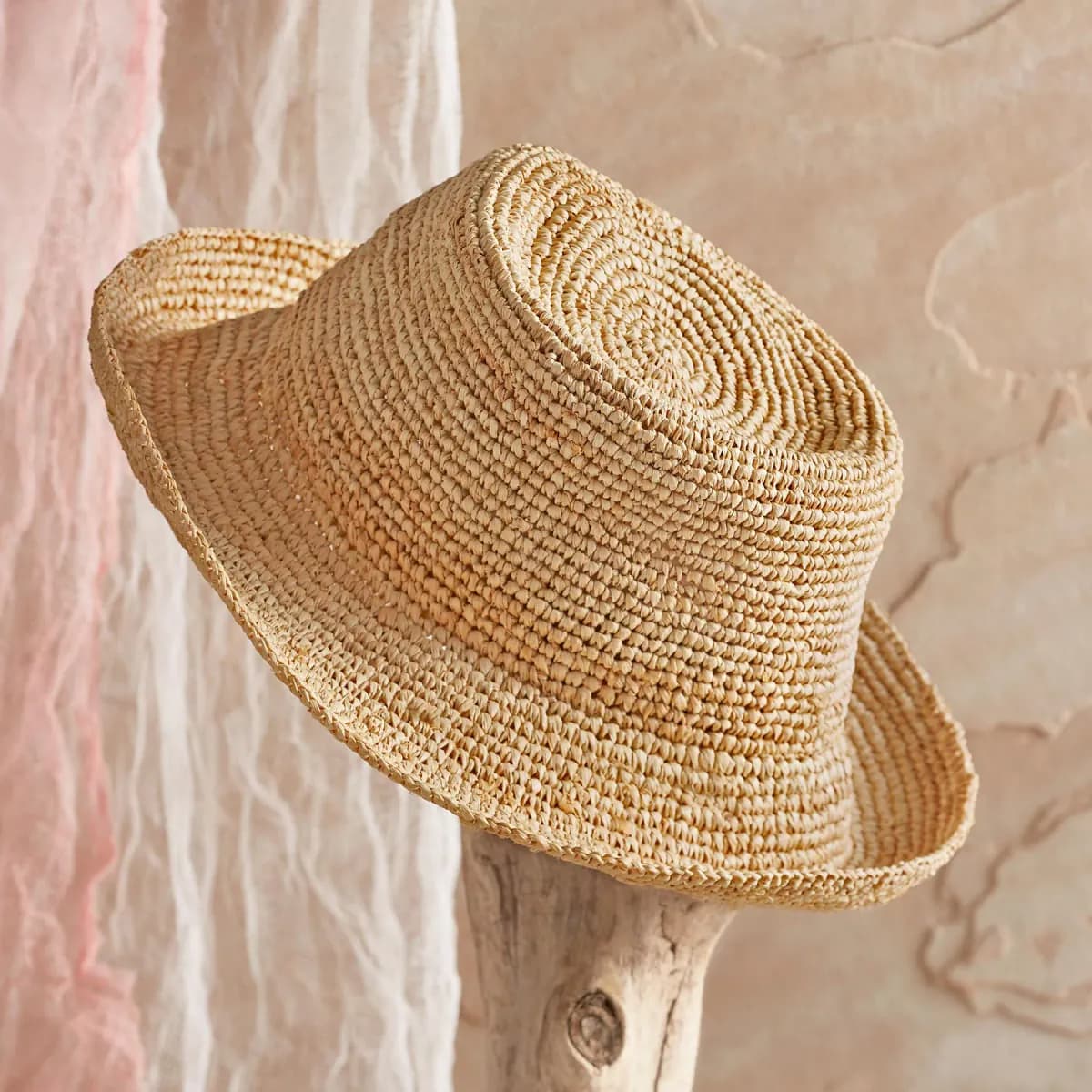Tyde Packable Hat Rust