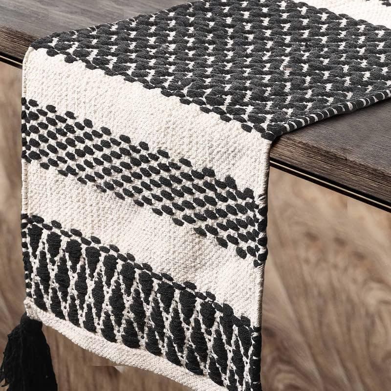 Handwoven Cotton Table Runner