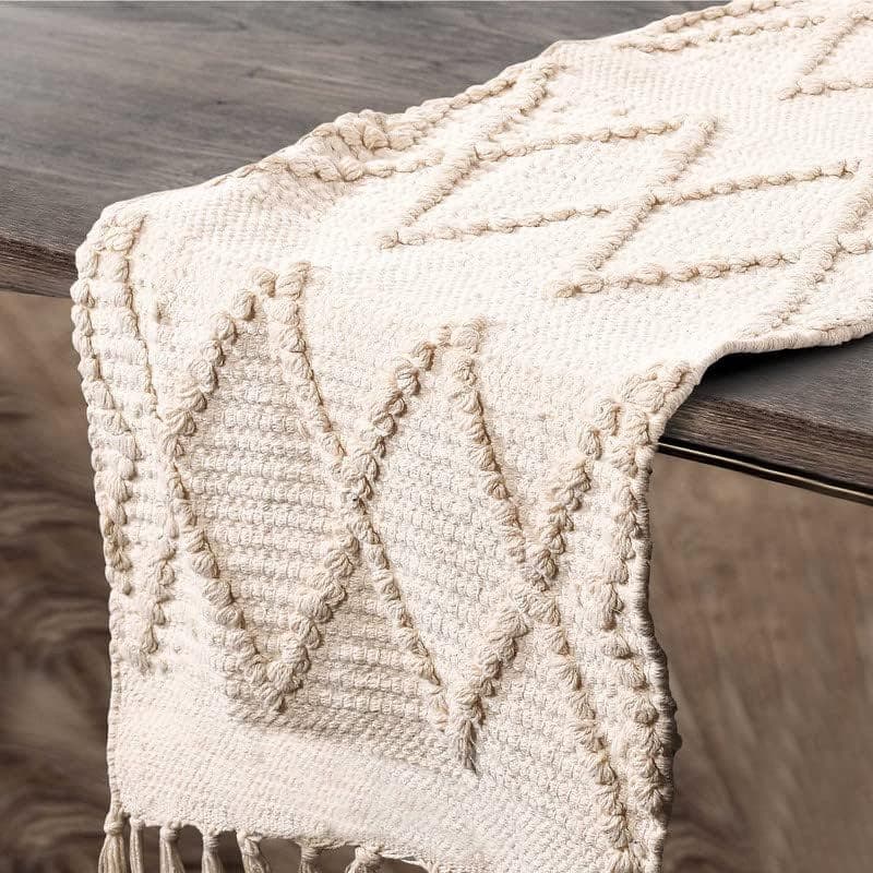 Handwoven Cotton Table Runner