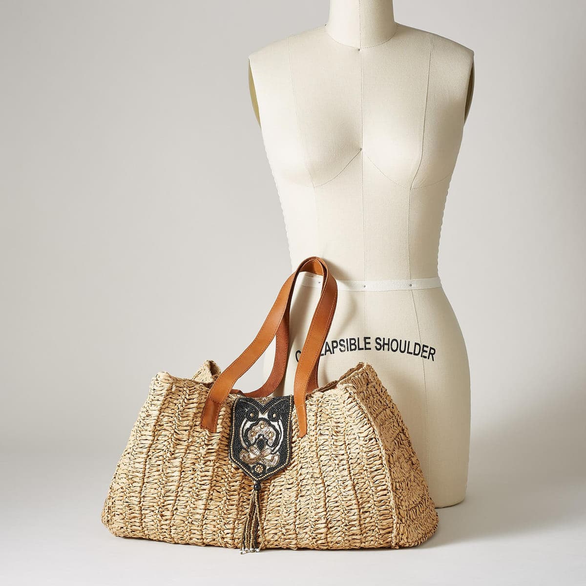 Molly Raffia Tote