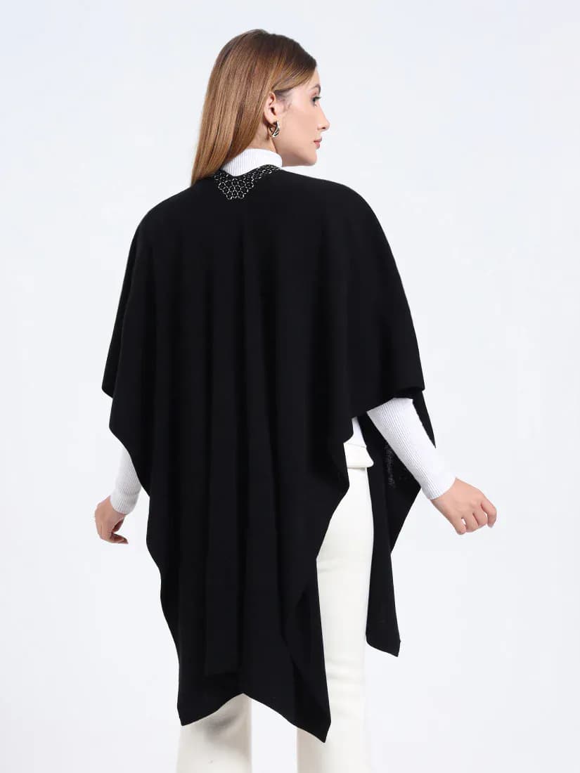  Midnight Hexa Embellished Cape