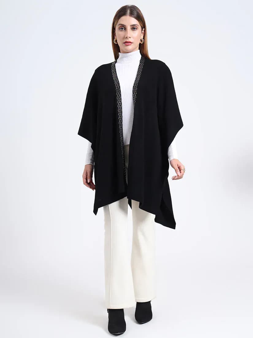  Midnight Hexa Embellished Cape