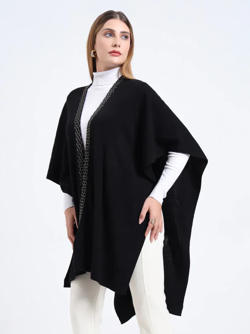  Midnight Hexa Embellished Cape