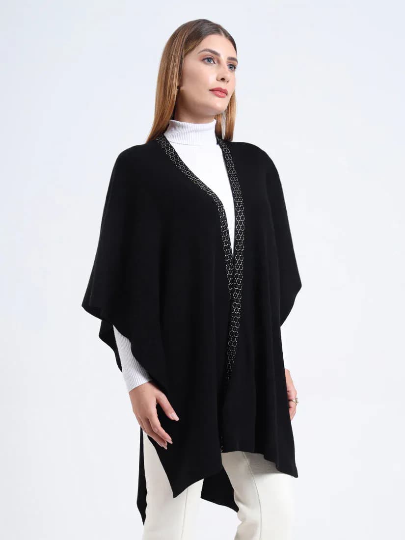  Midnight Hexa Embellished Cape