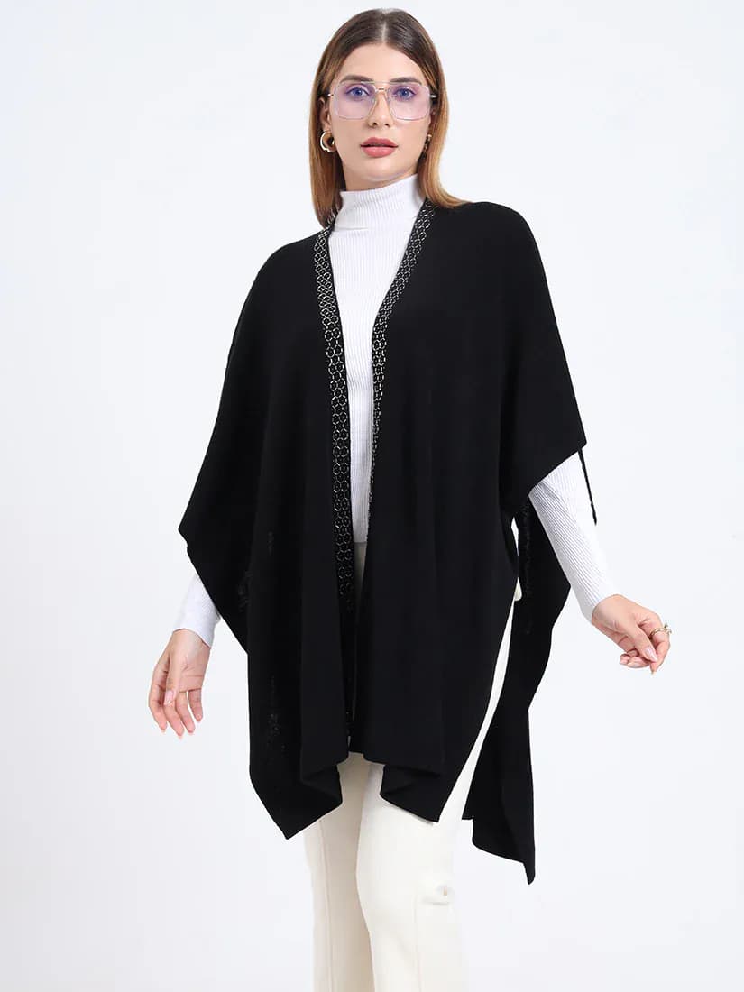  Midnight Hexa Embellished Cape