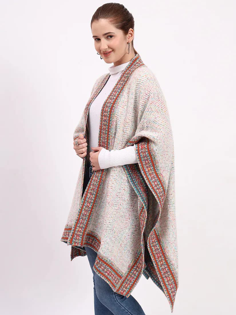 Ivory Mosaic Border Cape