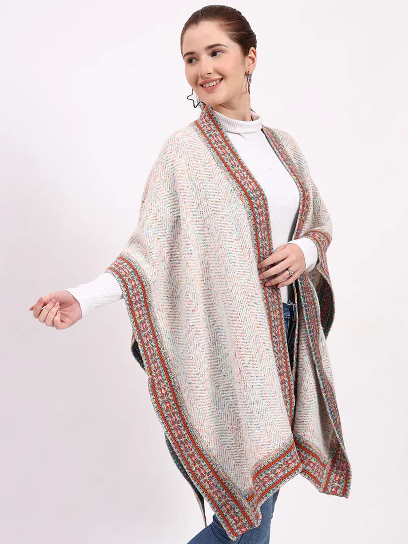 Ivory Mosaic Border Cape