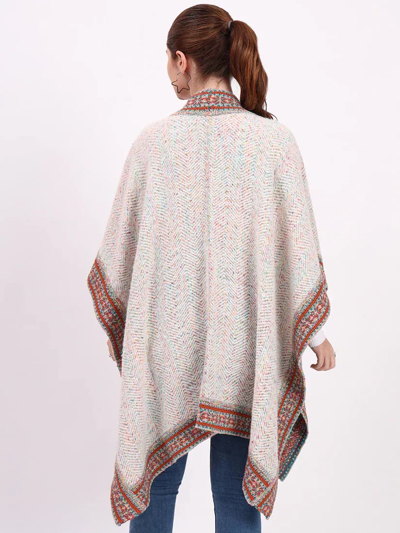 Ivory Mosaic Border Cape