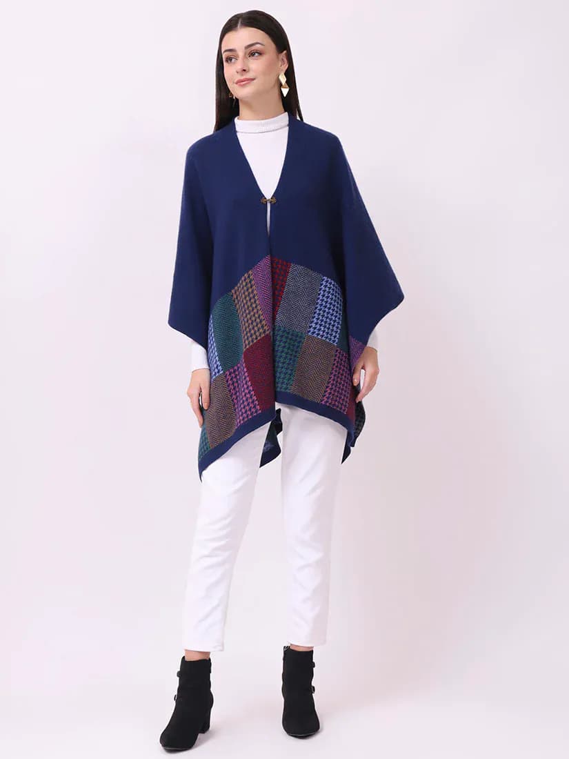 Midnight Tartan Cape