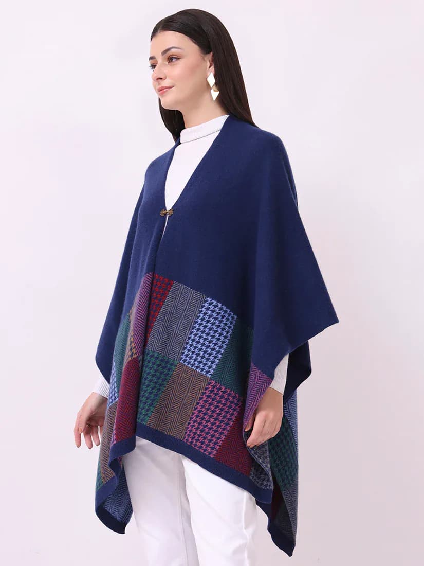 Midnight Tartan Cape