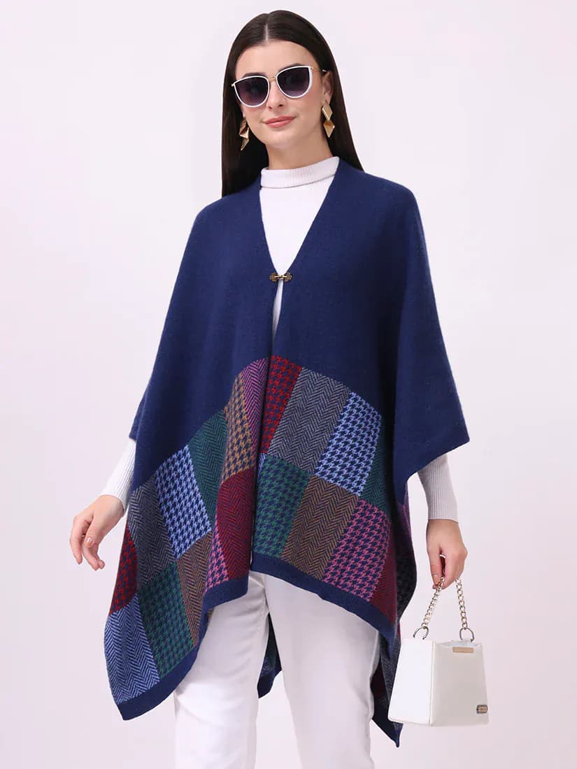 Midnight Tartan Cape