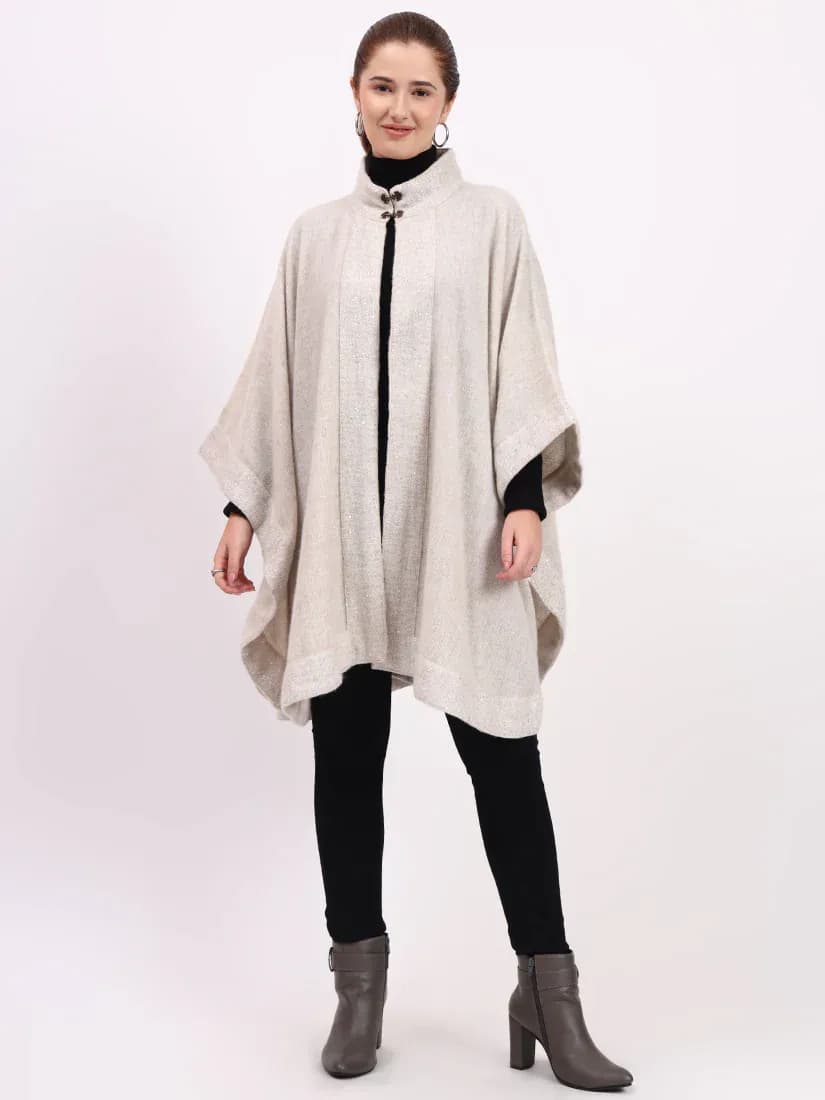  Ivory Haven Lambswool Cape