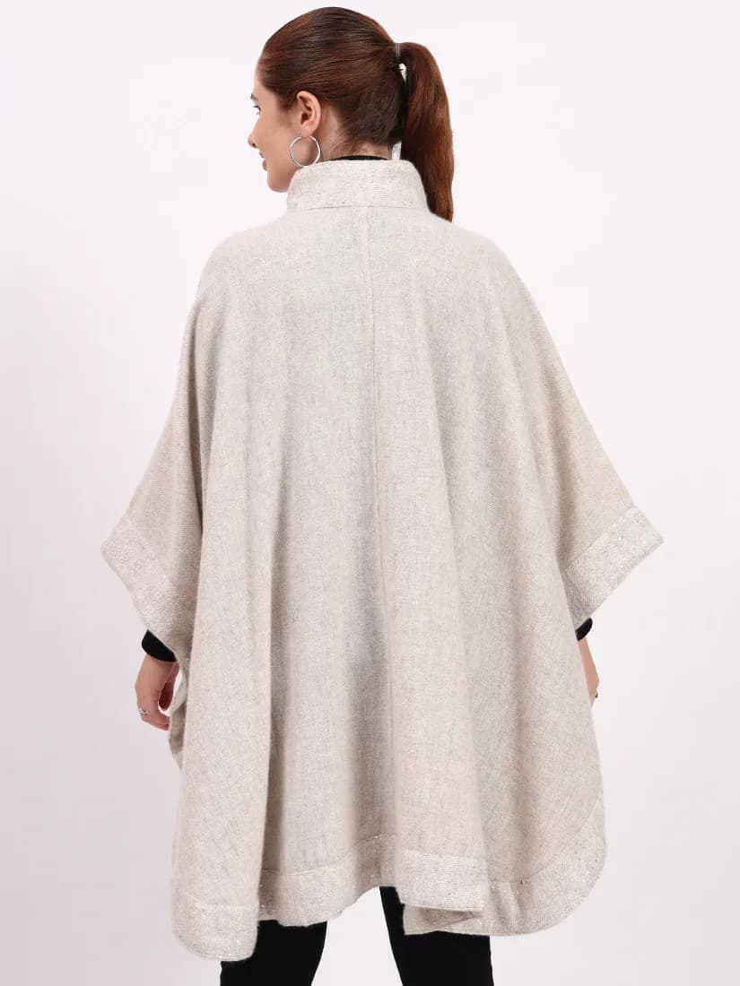  Ivory Haven Lambswool Cape