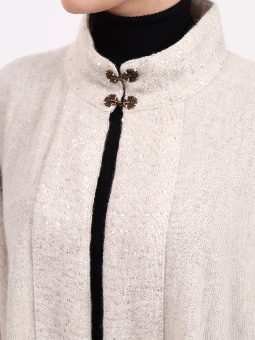  Ivory Haven Lambswool Cape