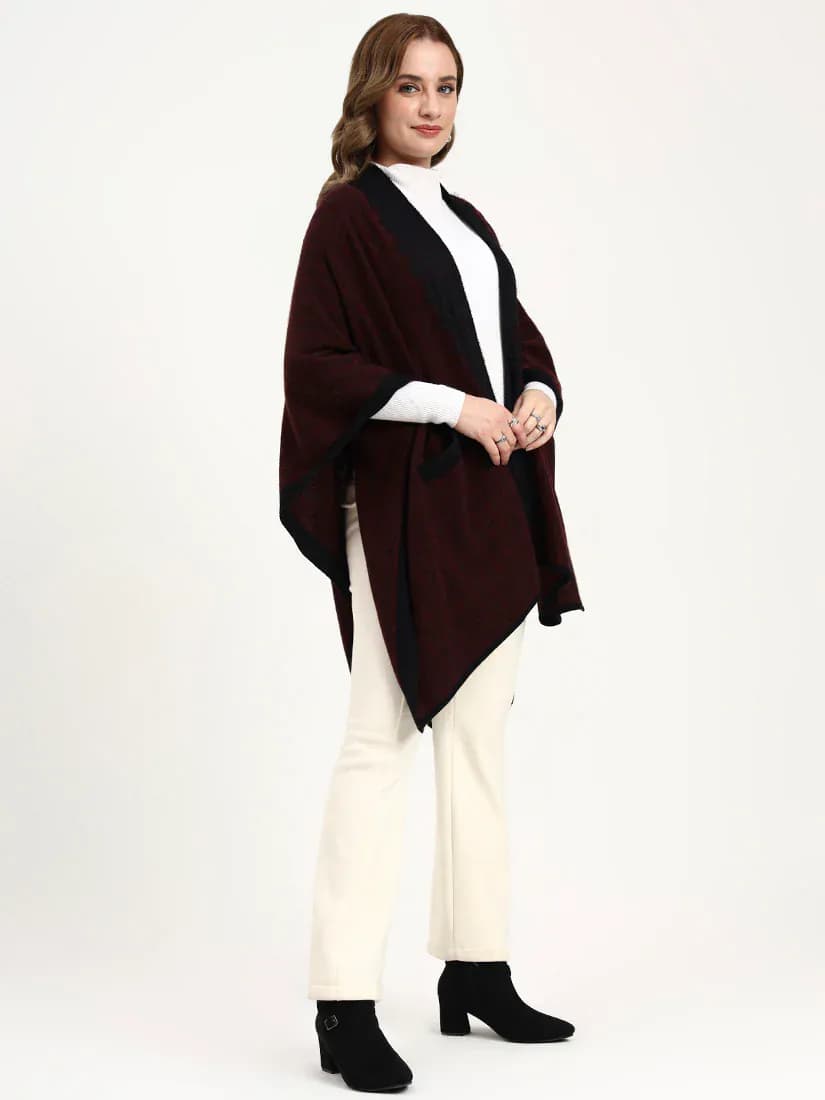 Velour Twilight Border Cape
