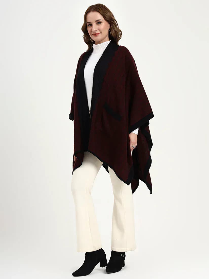 Velour Twilight Border Cape