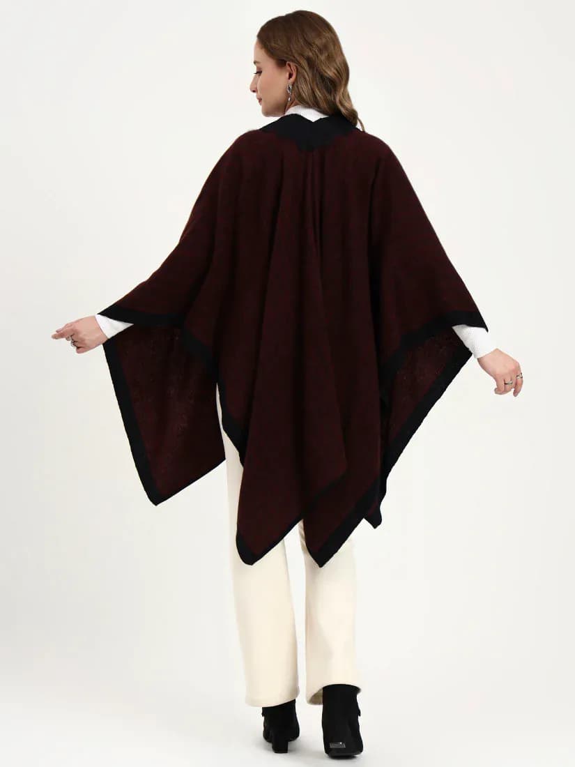 Velour Twilight Border Cape