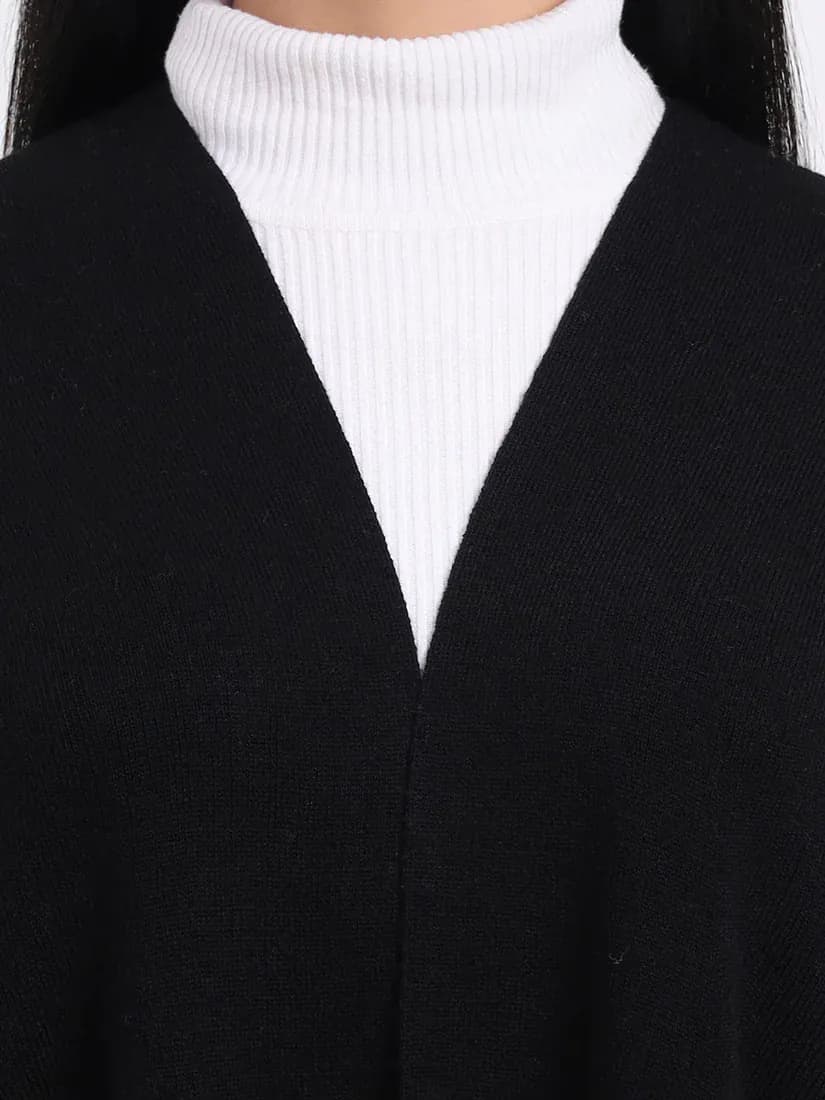 Midnight Fringe Cape