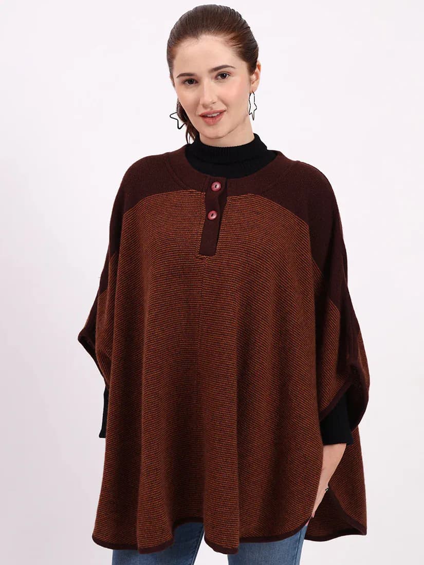Chestnut Crest Poncho