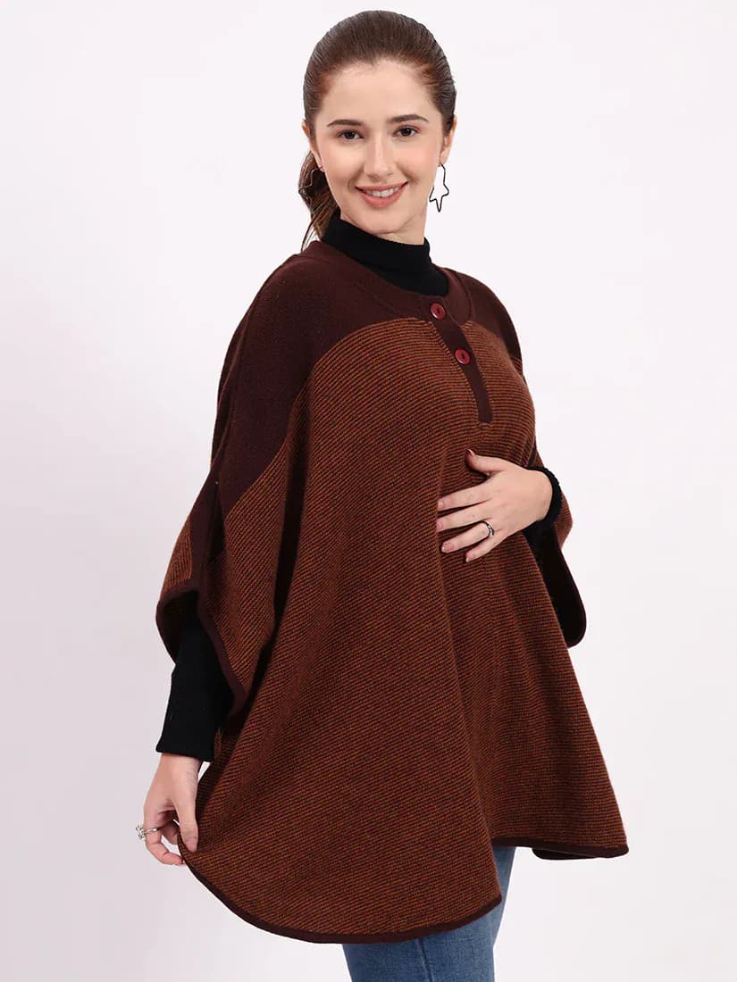Chestnut Crest Poncho