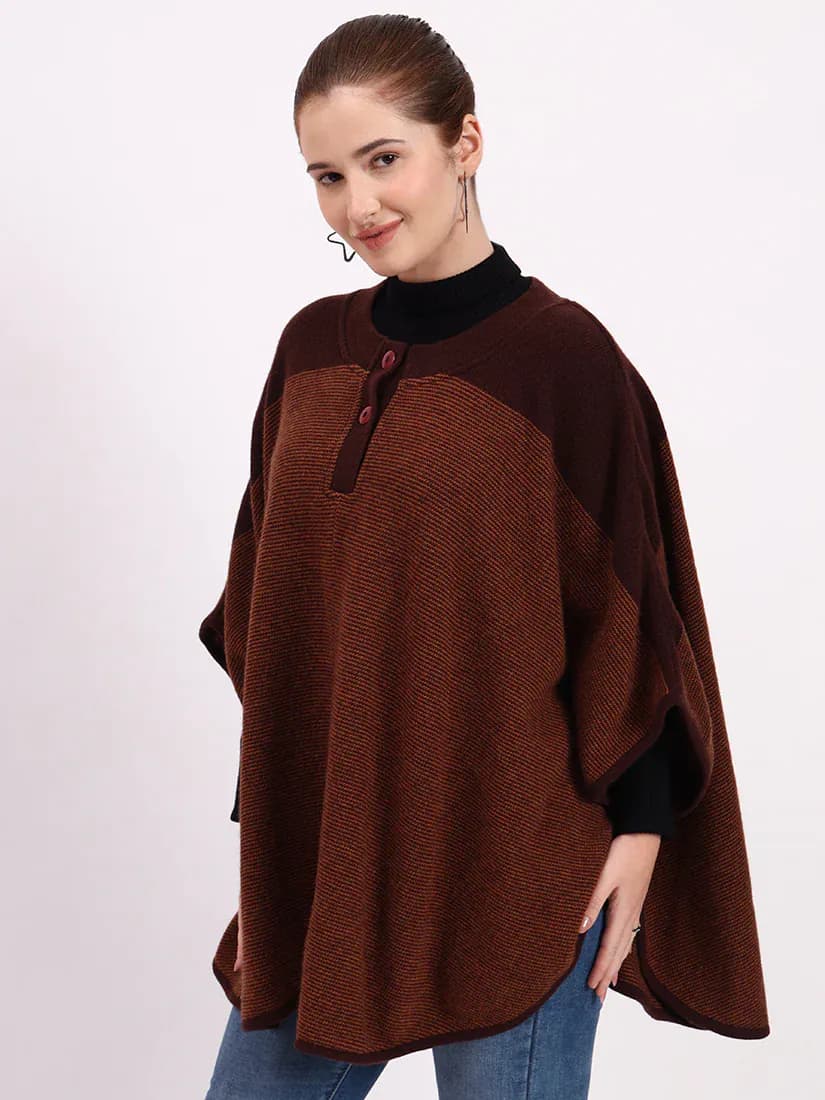 Chestnut Crest Poncho