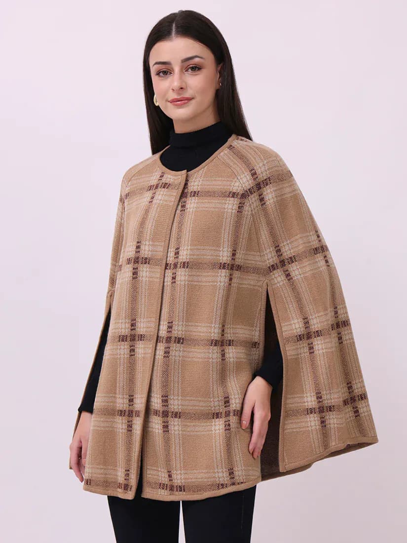  Stone Check Cloak