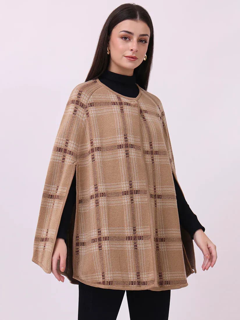  Stone Check Cloak