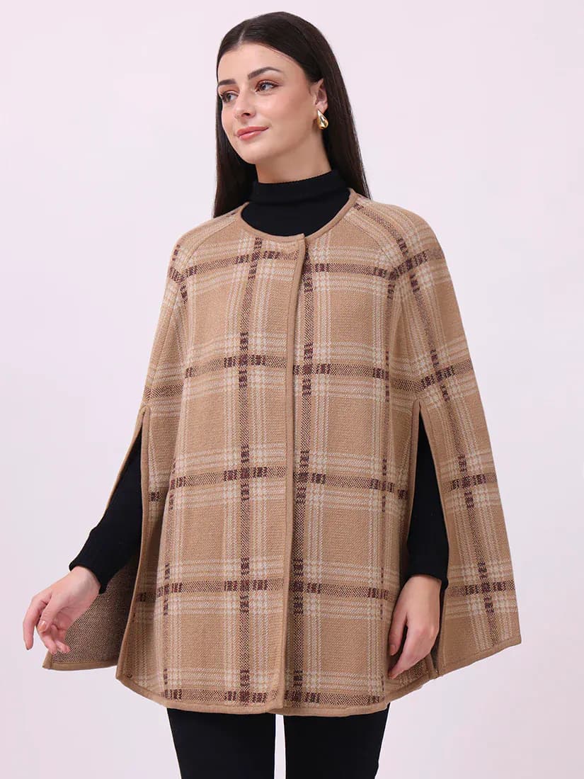  Stone Check Cloak
