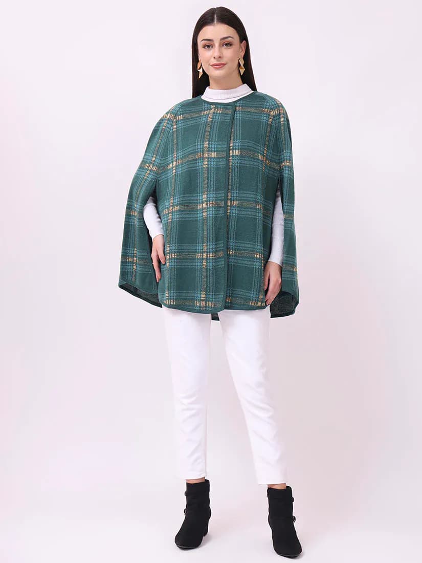 Forest Check Cloak