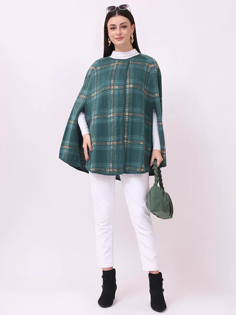 Forest Check Cloak