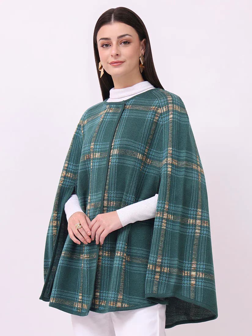 Forest Check Cloak