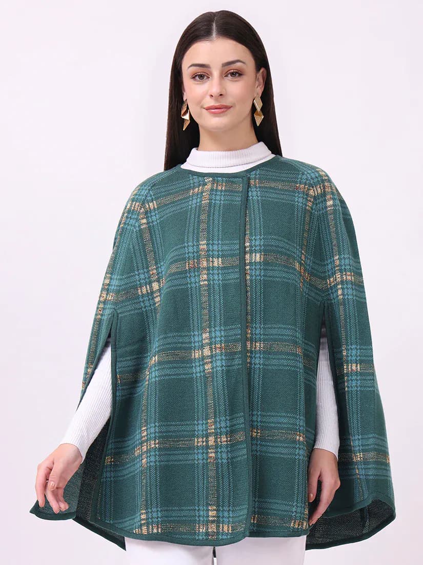 Forest Check Cloak